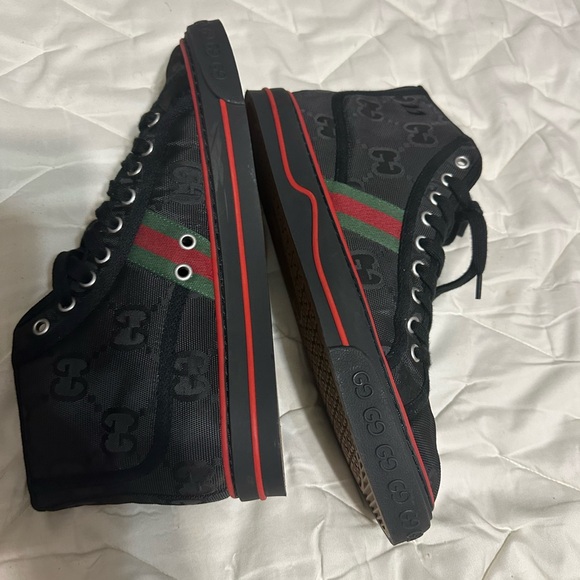 Size 10 Mens Gucci Tennis 1977 high-top Sneakers -
Farfetch excellent condition - Picture 6 of 16
